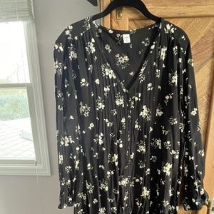 Black Floral OLD NAVY Dress